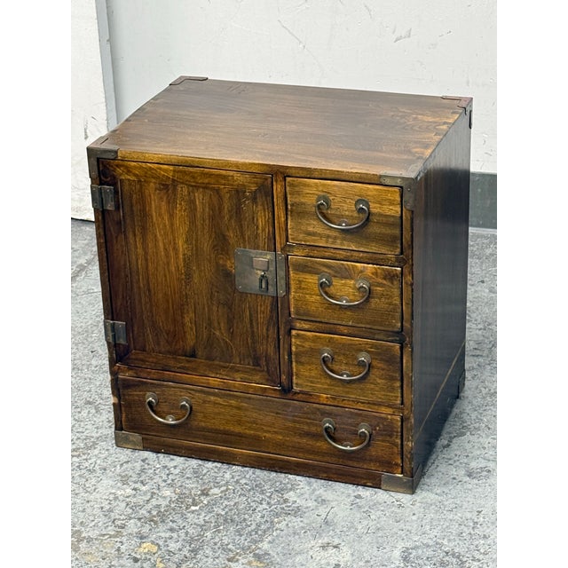 Gump’s Japanese Tansu-Inspired 'Ko-Tansu" Mini Cabinet For Sale - Image 12 of 12