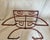1950s Vintage Mid-Century Art Deco Greek Key Wrought Iron & Tile Top Accent Table For Sale - Image 5 of 9