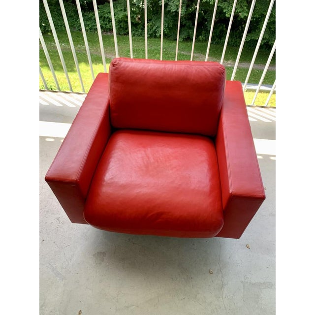 Mid-Century Leather Armchair from Rolf Benz, 2000s For Sale - Image 6 of 18