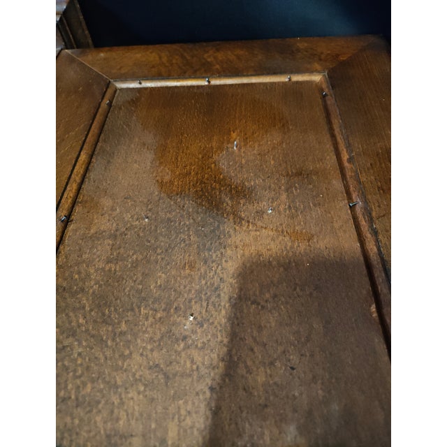 Late 19th Century 19th Century French Renaissance Revival Heraldic Knight Cabinet / Comtoise Clock Case For Sale - Image 5 of 13