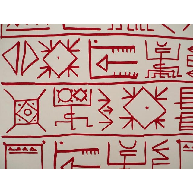 Yona Friedman, Pictograms of Genesis (Red), 1975, Silkscreen For Sale - Image 4 of 8