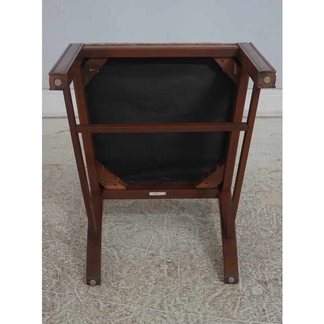 Set of 6 Old Colony Mahogany Chippendale Style Ribbon Back Dining Chairs For Sale - Image 18 of 18