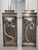 Metal Chapman & Myers Polished Nickel Linear Wall Lanterns- A Pair For Sale - Image 7 of 15