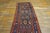 1880s Red Ruby Diamond Traditional Antique n.w. Persian Malayer Rug 3'2" X 13' Hand Knotted Wool Carpet For Sale - Image 4 of 6