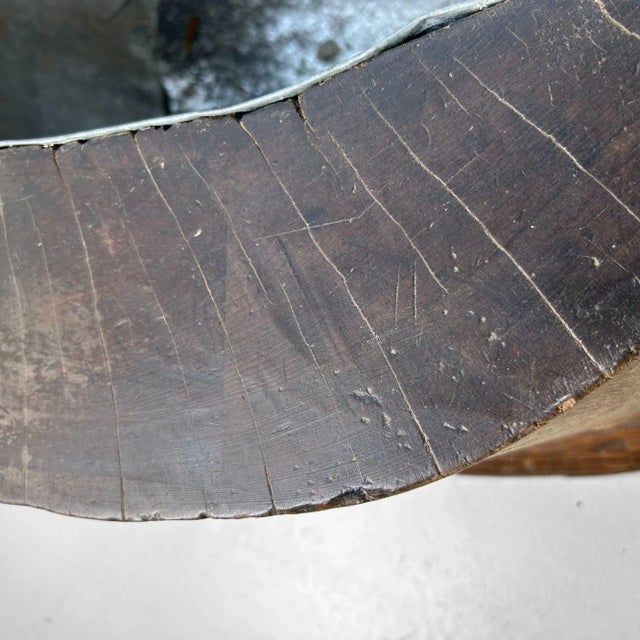 Antique Japanese Wooden Hibachi, 1890s For Sale - Image 11 of 18