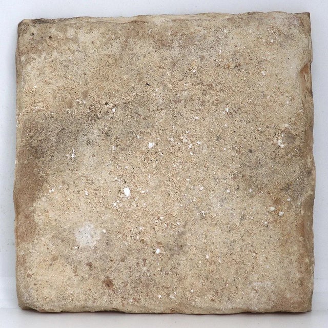 Ceramic Portuguese Tin Glazed Pottery Floral Square Azulejo Tile For Sale - Image 7 of 12