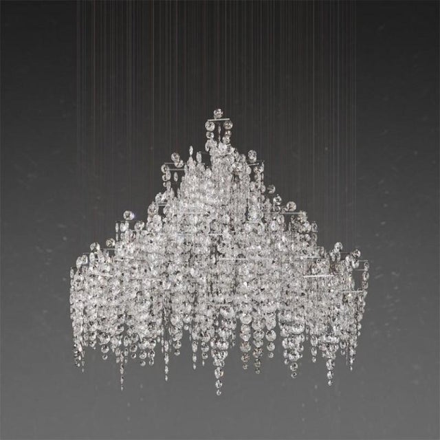 Contemporary Crystal Candelabra Chairish