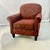 This is a lovely Club Side Chair covered in an Italian fabric with a Paisley print in Cotton Chenille. It's a deep rich...