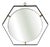 Vintage Italian Wall Mirror attributed to Santambrogio & De Berti, 1960 For Sale