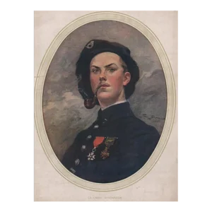 1920 French Military Portrait