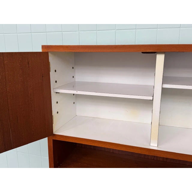 Vintage Italian Teak Bookcase, 1960s For Sale - Image 13 of 16