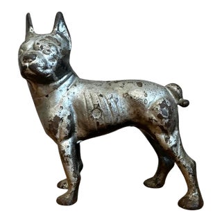 Vintage Cast Iron Dog Doorstop For Sale