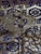 Textile Magnificent Antique Japanese Woven Brocade Kesa Monk's Robe Meiji Period For Sale - Image 7 of 18