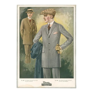 The Royal Tailors – Sack Suits – Vintage Men’s Fashion Plate For Sale