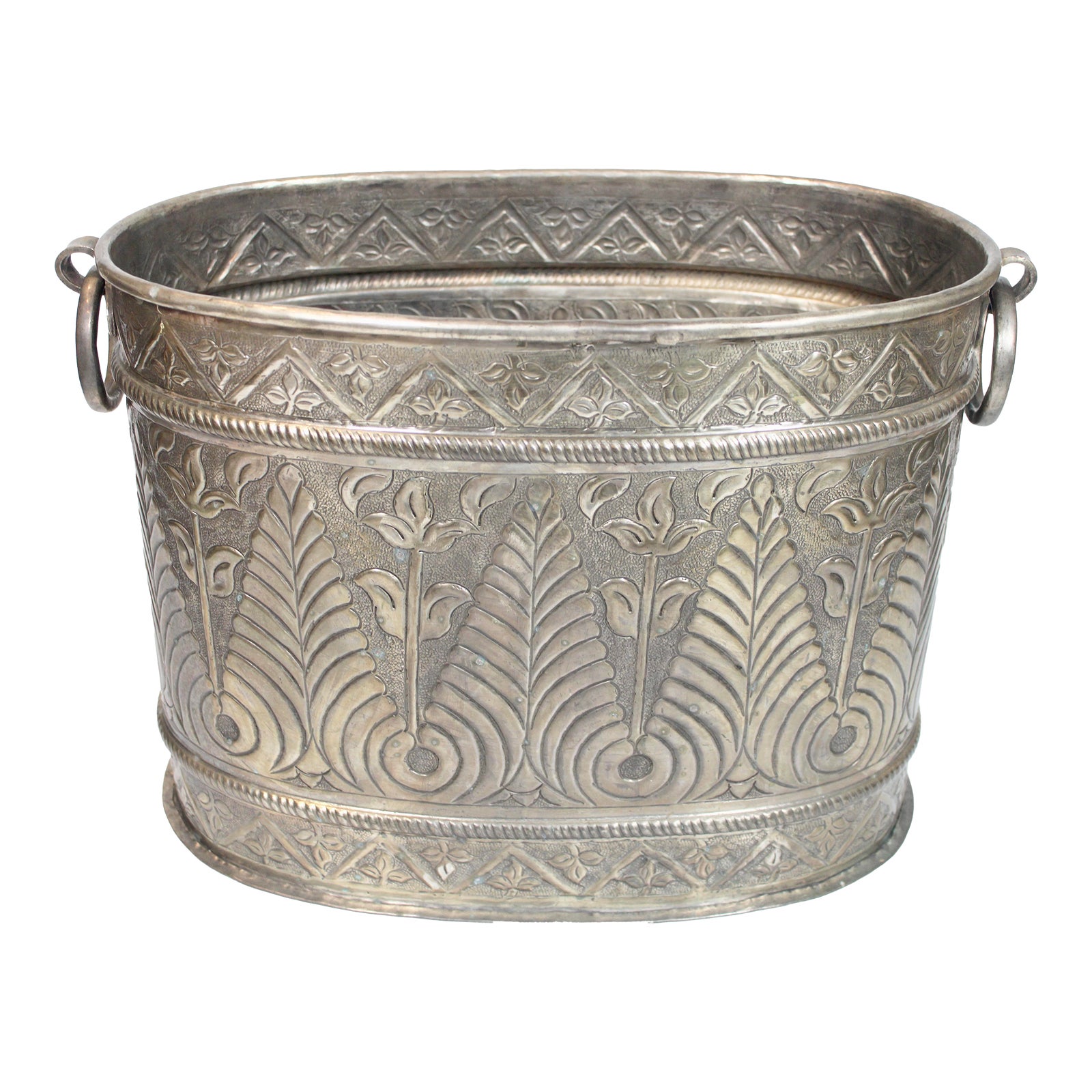 Vintage Large Silver Wine Cooler
