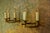 Empire French Brass and Bronze Three-Light Wall Sconces, 1920s, Set of 2 For Sale - Image 11 of 18