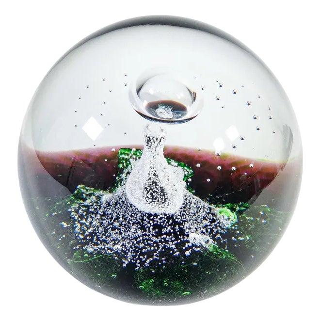 Impulse Glass Sculpture from Caithness | Chairish