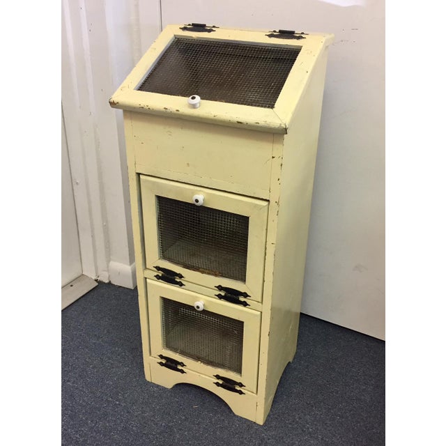 Vintage Farmhouse Vegetable Bin Storage Chairish