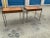Mid Century Modern Pair of Walnut /Chrome Tables For Sale - Image 9 of 10