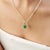 Not Yet Made - Made To Order 2.26 CTW Green Onyx Octagon Pendant in 925 Sterling Silver For Sale - Image 5 of 12