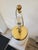 White Late 20th Century Milk White and Gold Table Lamp For Sale - Image 8 of 10