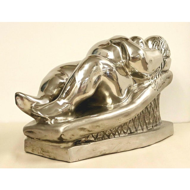 Contemporary Stainless Steel Little Goddess Table Sculpture by Jerry Soble 1990s For Sale In Detroit - Image 6 of 10