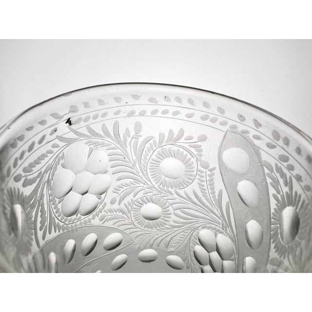 Glass An Antique 18th Century Silesian Hand Blown Goblet For Sale - Image 7 of 8