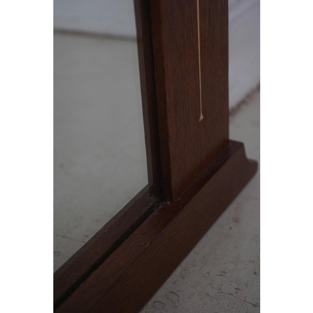 Mission Stickley Harvey Ellis Inlaid Mission Oak Dresser Mirror For Sale - Image 3 of 9