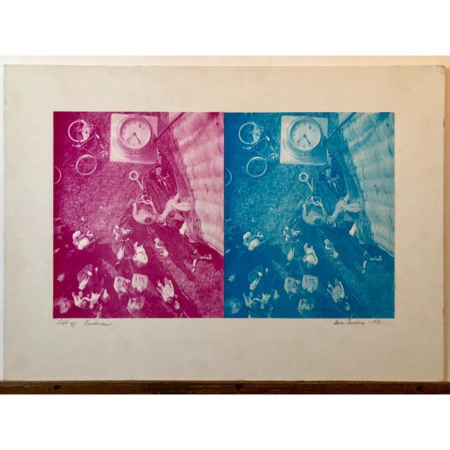 Vera Simons, Lift Off, Amsterdam, Photo Mosaic Collage Aerial Photograph, Female Aviator, 1971 For Sale In Miami - Image 6 of 6