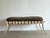 Late 20th Century Vintage Saber Leg Bench For Sale - Image 5 of 12