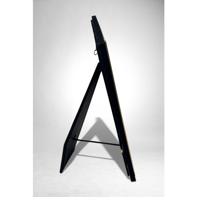 Romeo Rega Style Italian Brass and Steel Picture Frame For Sale - Image 14 of 18