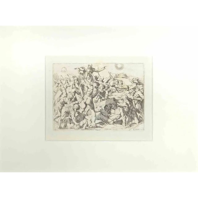 Joshua 10 - old testament story is an etching print realized by the artist giovanni lanfranco. About the old testament...