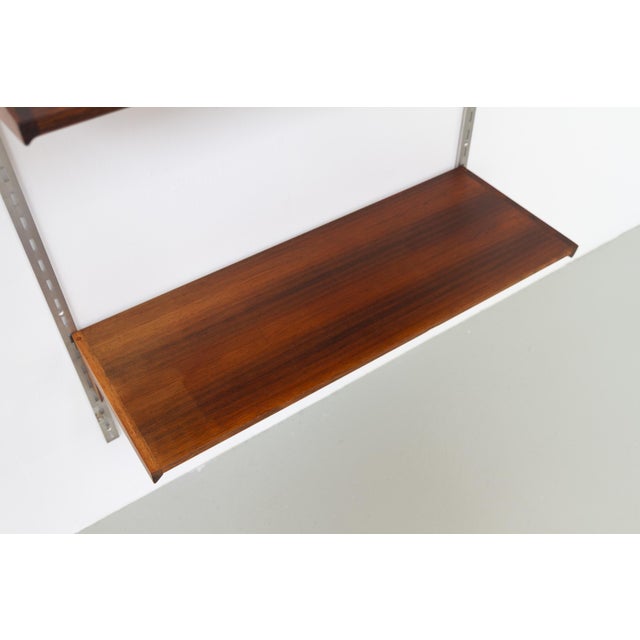 Wood Vintage Danish Rosewood Wall Unit by Kai Kristiansen for FM, 1960s For Sale - Image 7 of 18