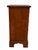 Late 20th Century Reproduction Mahogany Crotch Veneer 3-Drawer Chest / Small Dresser With Brass Pulls For Sale - Image 4 of 8