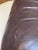Vintage Herman Miller Eames Ottoman - Brown Leather For Sale - Image 12 of 13