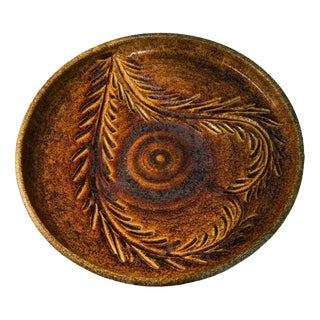 Large Vintage French Ceramic Piece from Accolay, 1950 For Sale