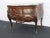 French French Marble Top Bombay Serpentine Inlay Commode Dresser Bathroom Vanity 6435a For Sale - Image 3 of 17