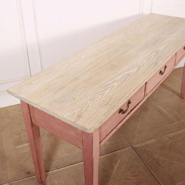 English Painted Server in Pine For Sale - Image 10 of 13