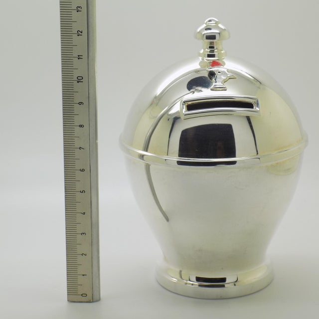 Vintage Italian Sterling Silver 925 Pinocchio Piggy Bank from Raddi, Florence, 1980s For Sale - Image 14 of 16