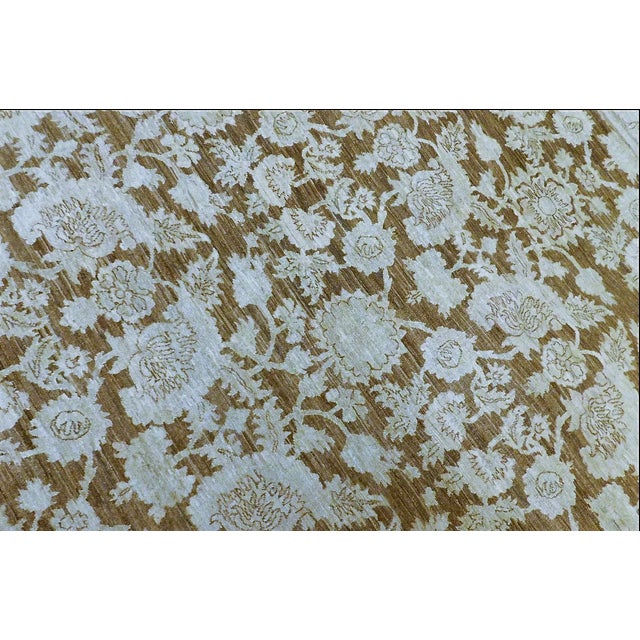 Fine Handmade Natural Dye Luxury Rug. 6'x 8'10" For Sale In Los Angeles - Image 6 of 12