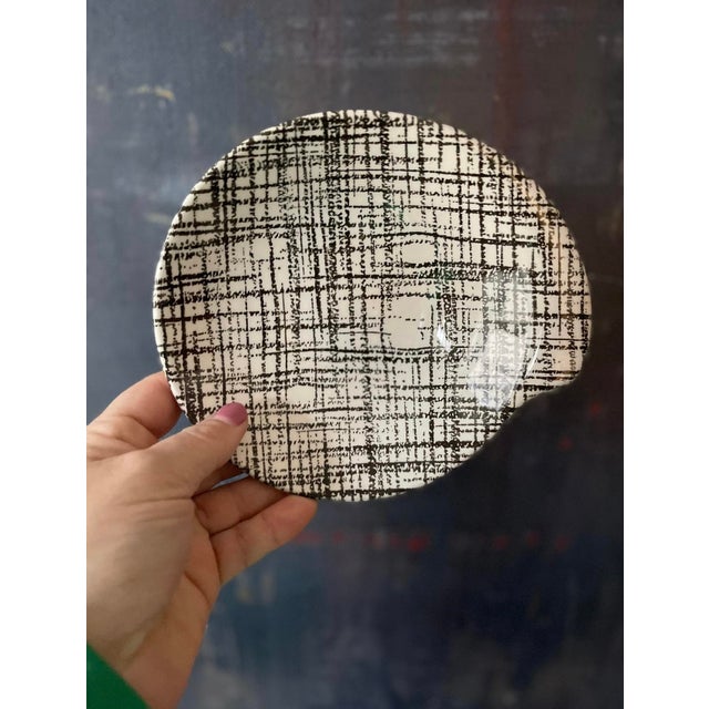 Vintage Sevierville Pottery Hand Thrown Studio Vase Brown Blue Landscape 4.5 Inch - Set of 4 For Sale - Image 9 of 9