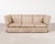 Donghia Shelter-Arm Sofa Fortuny Style Damask Champagne Fabric For Sale - Image 9 of 18