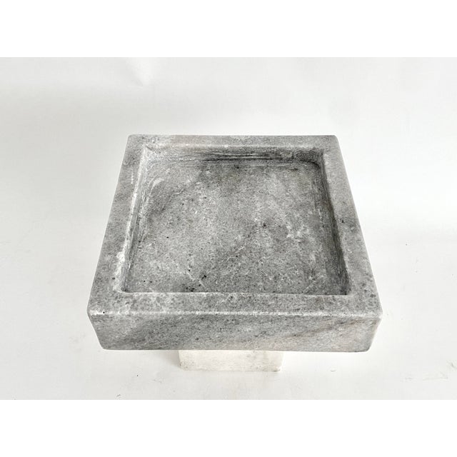 Square Marble Display Pedestal For Sale In Los Angeles - Image 6 of 8
