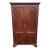 1980s Ethan Allen Georgian Court Cherry Bedroom Clothing Armoire Wardobe For Sale
