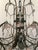 Vintage Chandelier with Pink Murano Flowers For Sale - Image 4 of 8