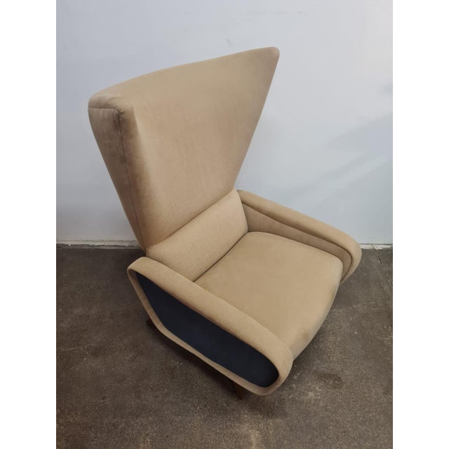 Mid-Century Modern Ear Chair, Czechoslovakia, 1960s For Sale - Image 10 of 13