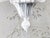Custom Contemporary Italian 8-Arm Seeded Murano Glass Chandelier With Silver Accents For Sale - Image 9 of 10