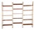 Space Age Floor-to-Ceiling Interlocking Bookcase, 1960s For Sale