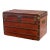 Antique Flat-Top Steamer Trunk For Sale