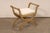 Mid 20th Century Italian Carved-Wood Curule Stool W/Cushion For Sale - Image 9 of 13